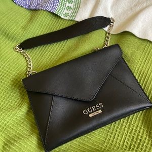 Guess black mini purse